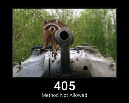 405 Method Not Allowed