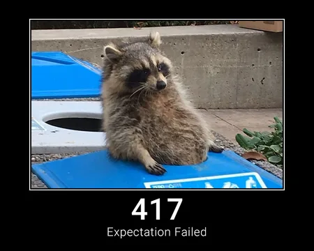 417 Expectation Failed