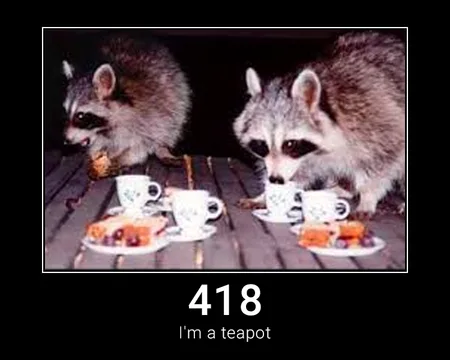 418 I'm a teapot