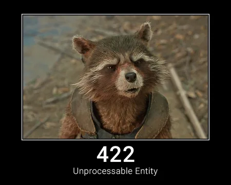 422 Unprocessable Entity