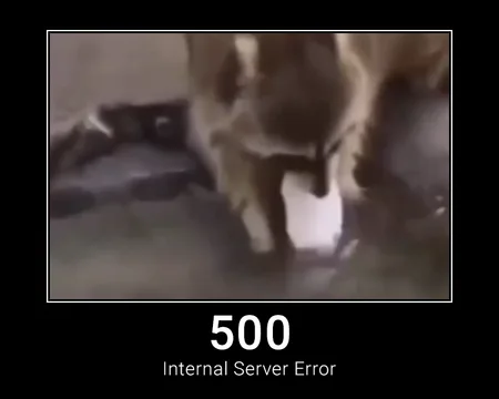 500 Internal Server Error
